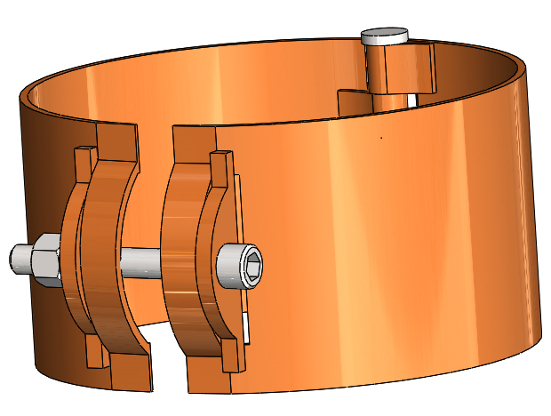 Hinged Bolted Stop Collar